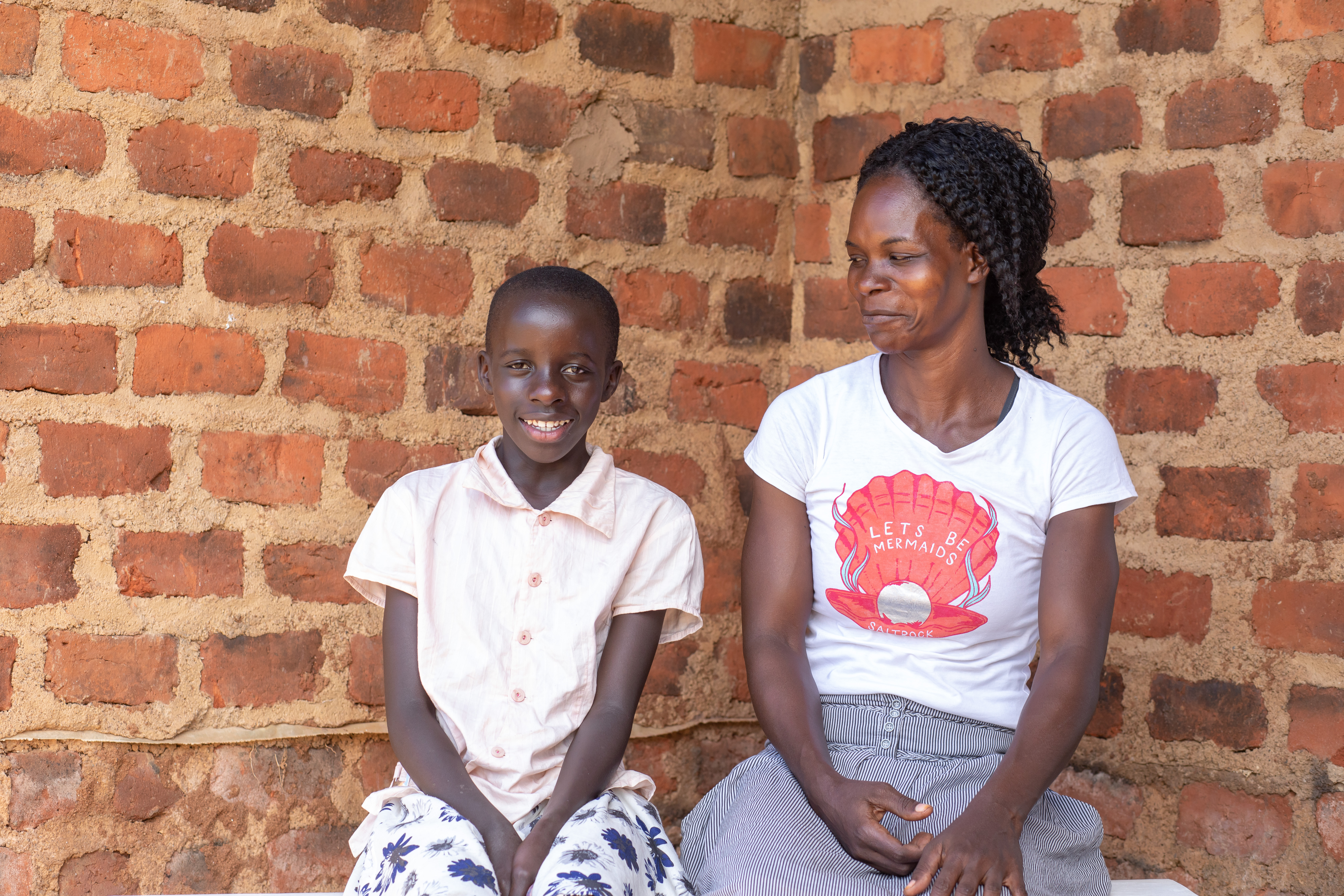 Immaculate and her mother, Flavia.