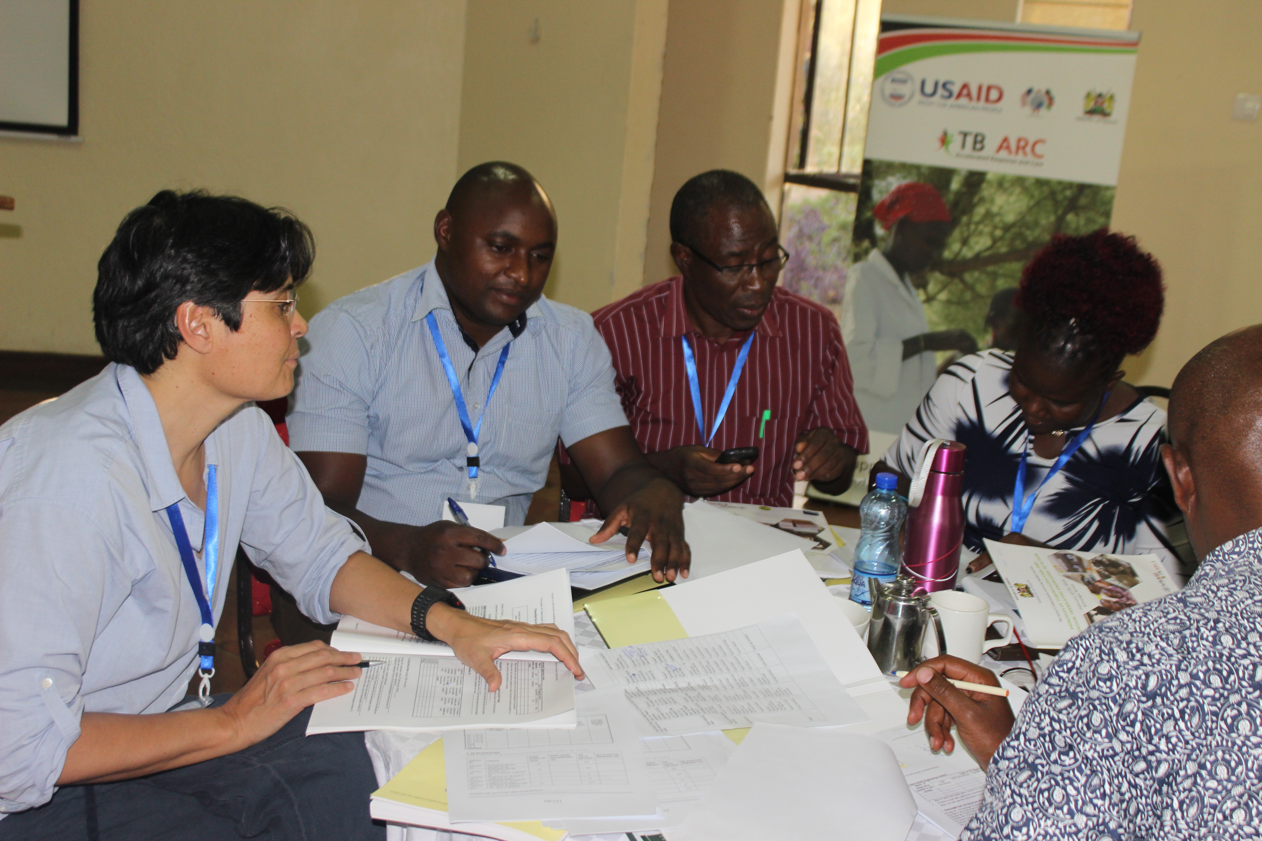 Kenya TB Coordinator training session in action
